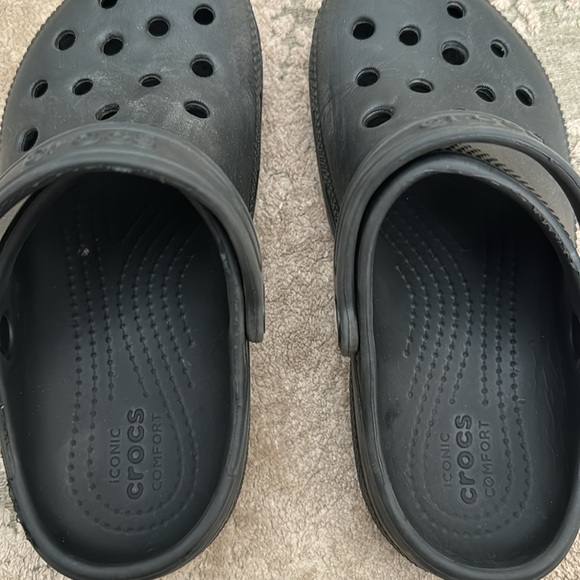 Black Kids Crocs Size 13 - Picture 3 of 6